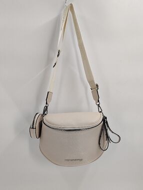Montana West Bum Bag Ivory White Crossbody